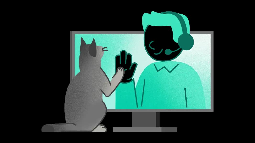 High Five Support Illustration